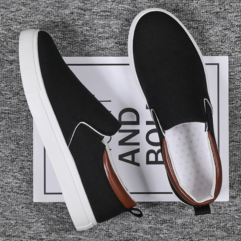 Slip-On-Schuhe aus Segeltuch für Herren