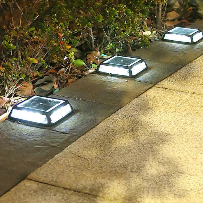 Frendorf | EcoVerta Solar LED Leuchte | Quadratisch & Wasserdicht | Für Garten, Balkon & Außenbereich