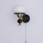 Frendorf | GeoLuxe Französische Geometrische Wandlampe | Eisen & Glas | 1-Licht Design für Wohnzimmer