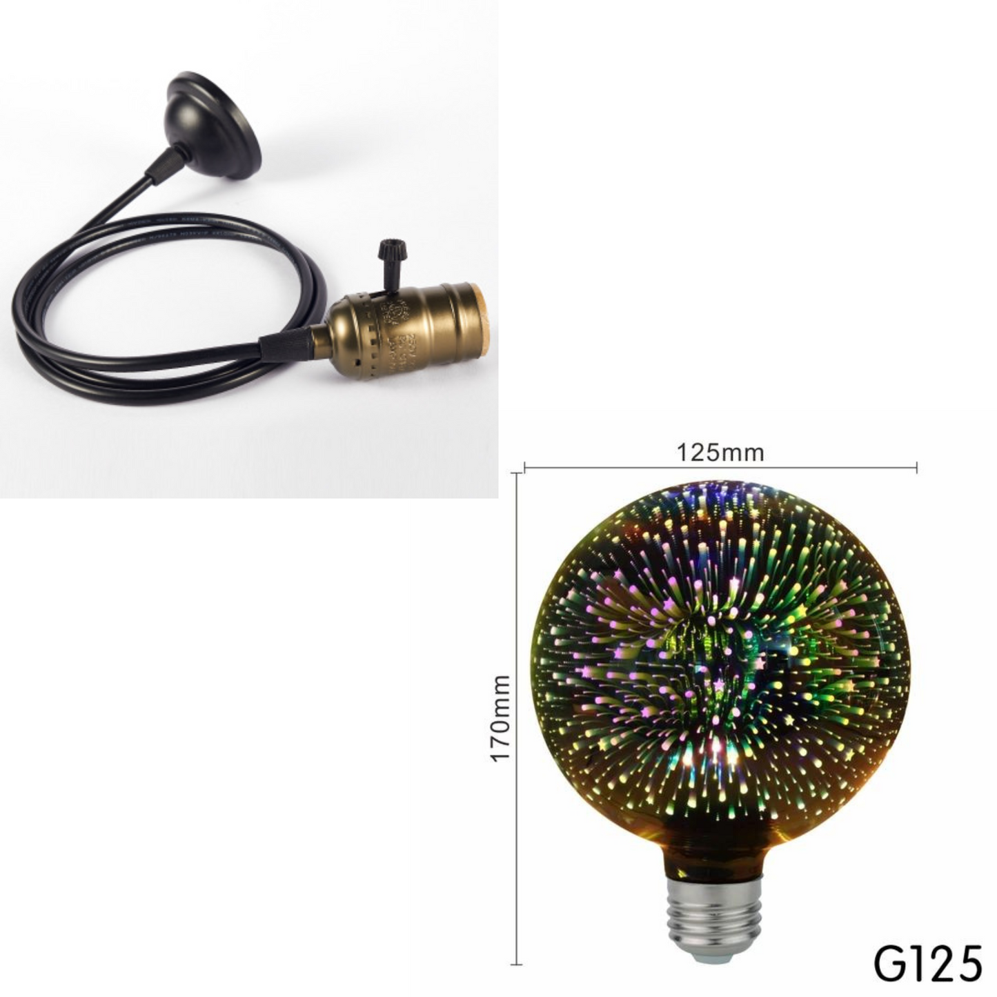 3D LED Feuerwerksbirne