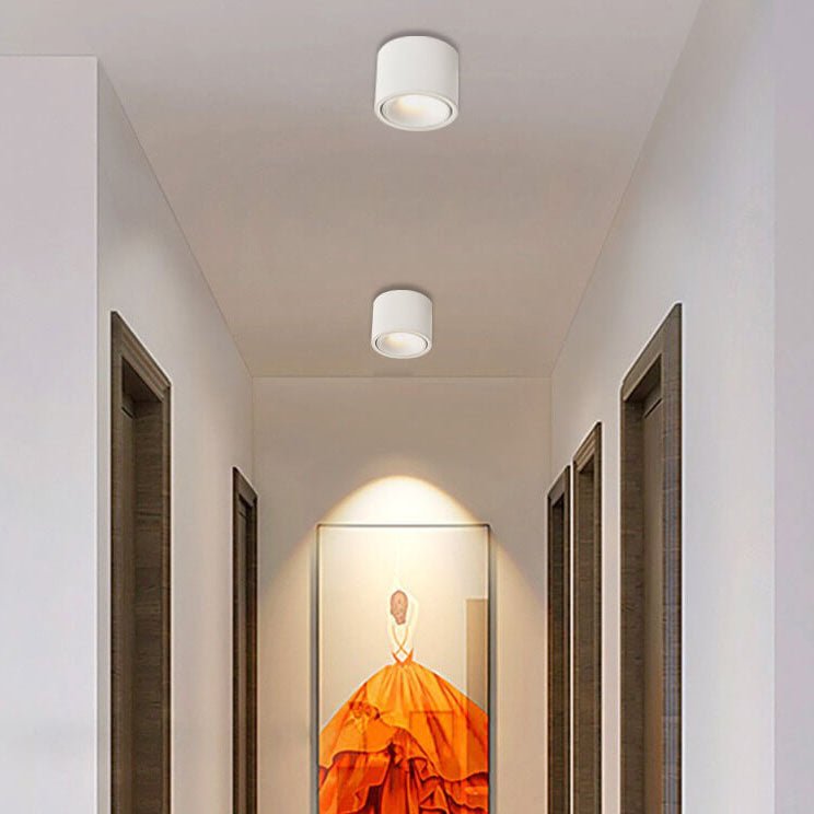 Origo Minimalistische LED Deckenleuchte - Verstellbarer Rund Einbaulampe