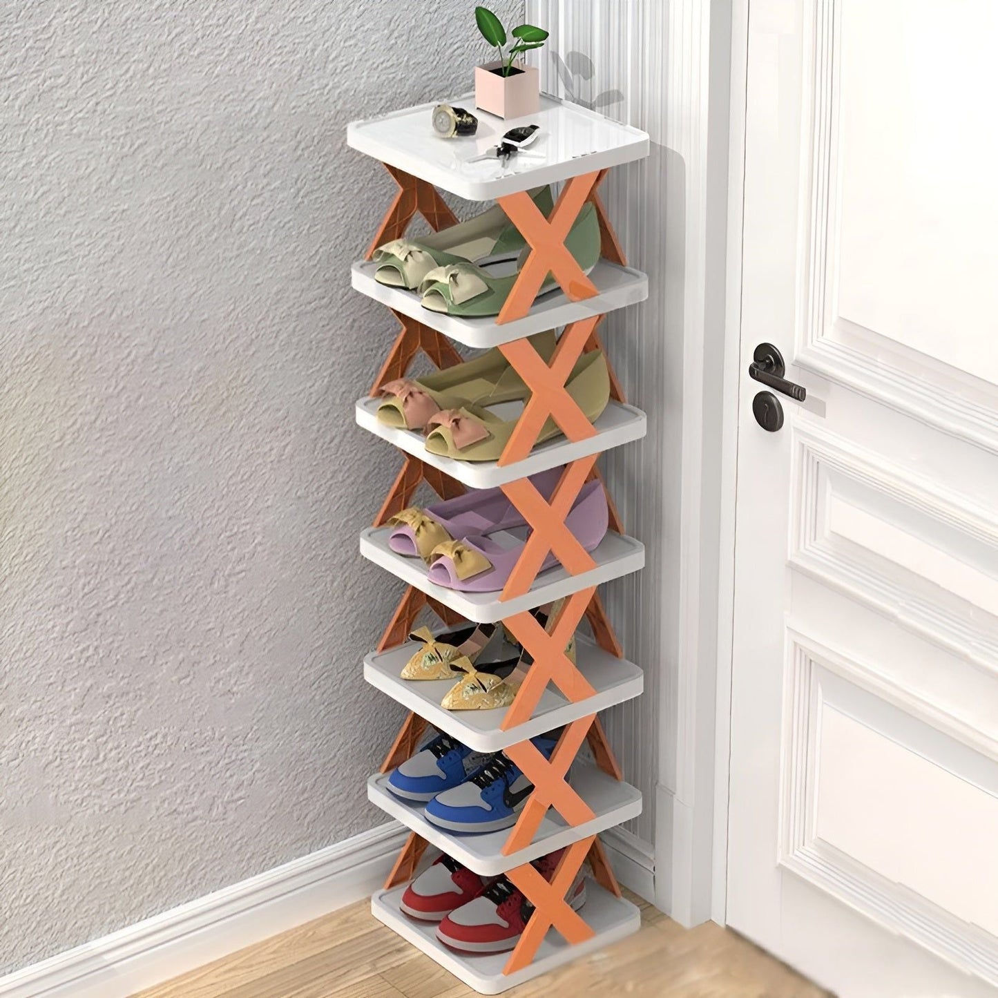 Frendorf | Multifunktionales und Faltbares Schuhregal - SpaceSaver