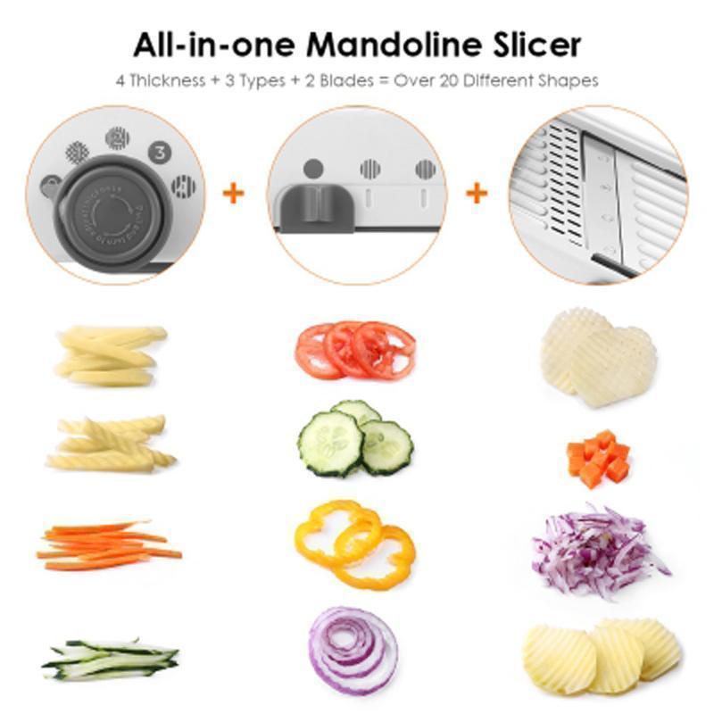 Frendorf | 18-in-1 Mandoline Reibe Schneidegerät