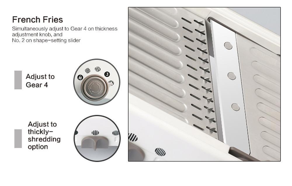 Frendorf | 18-in-1 Mandoline Reibe Schneidegerät