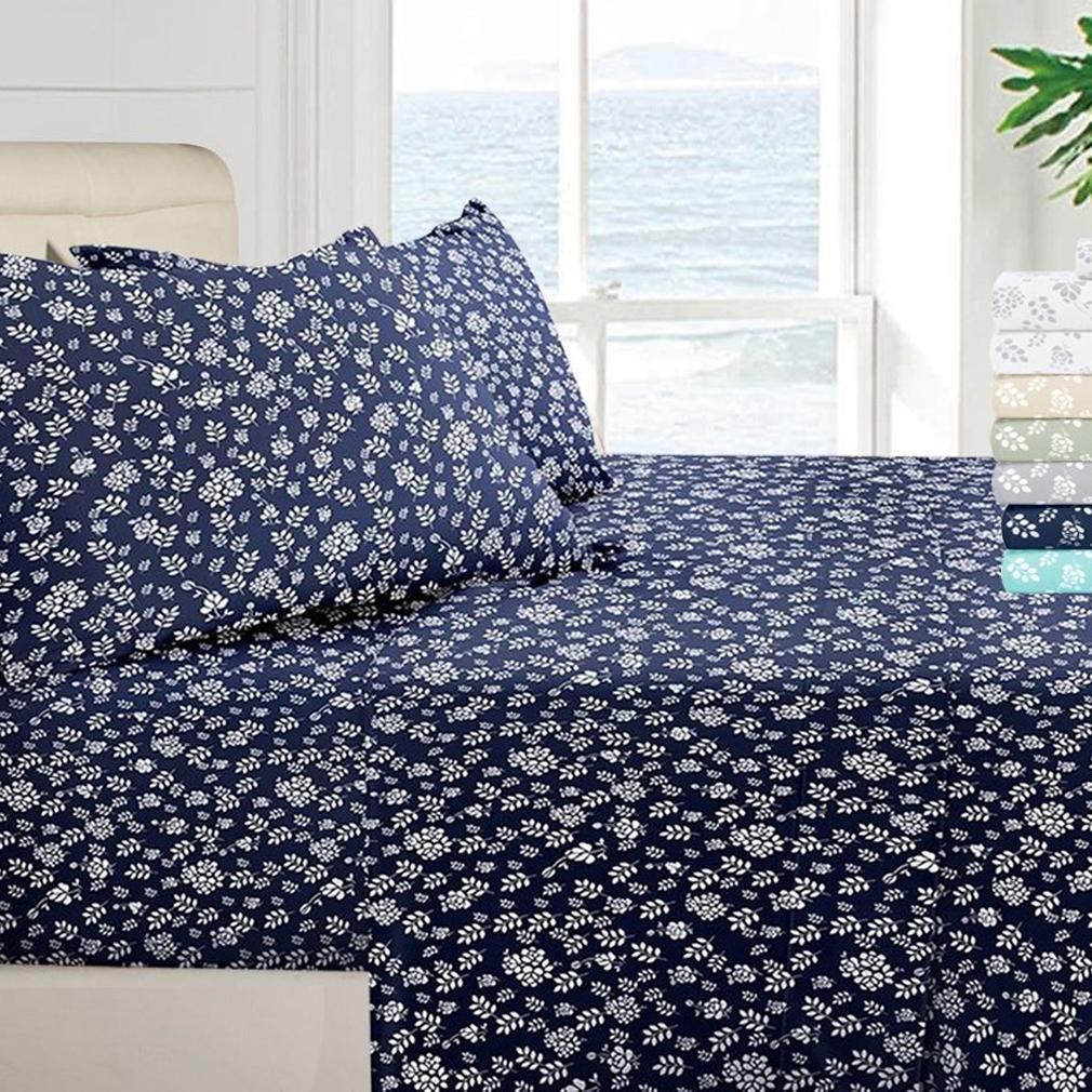 Frendorf | 1800 Serie Ägyptisches Floral Bettwäsche Set
