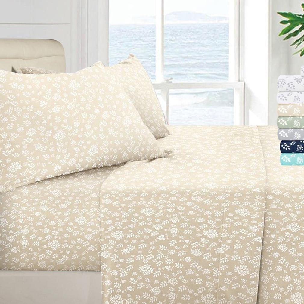 Frendorf | 1800 Serie Ägyptisches Floral Bettwäsche Set