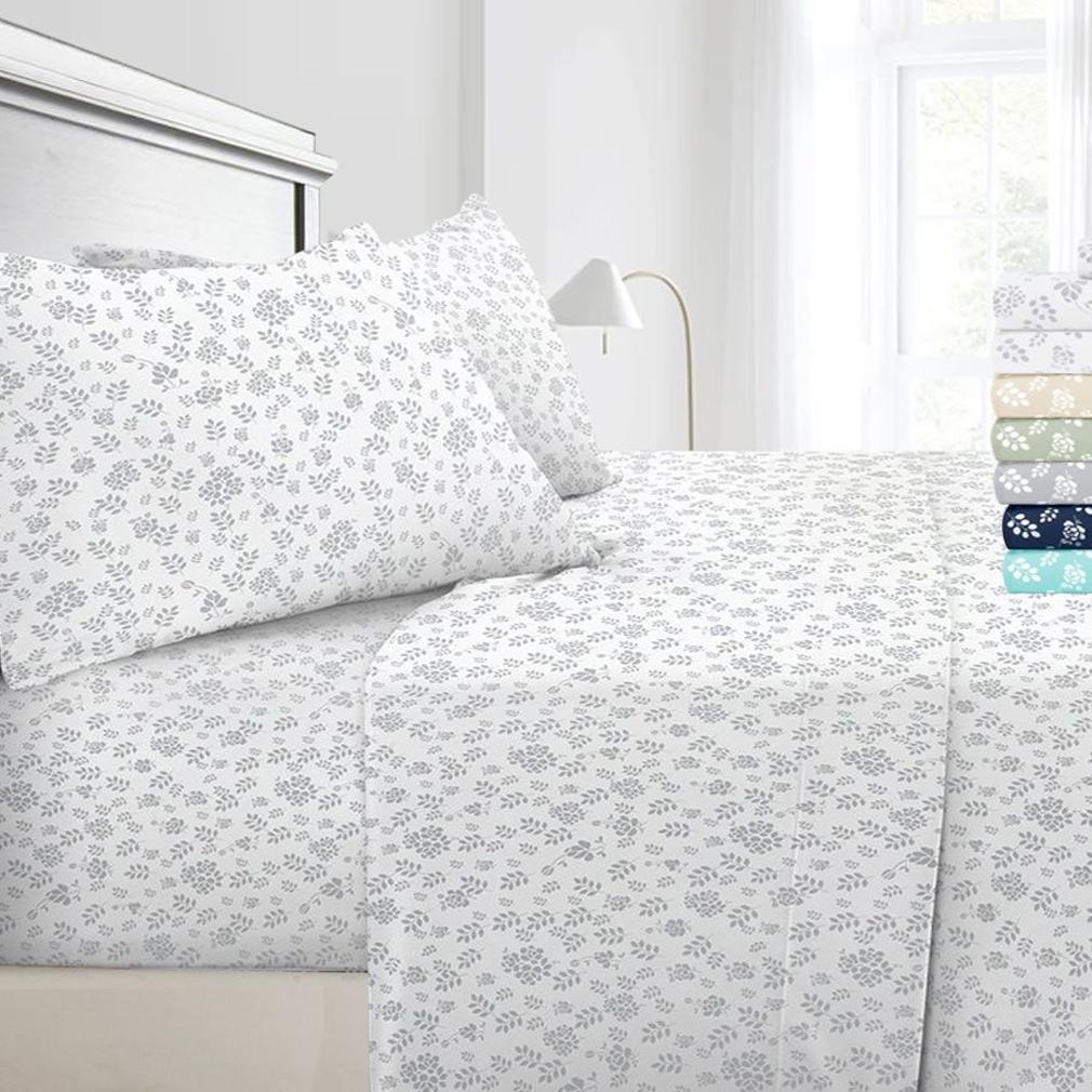 Frendorf | 1800 Serie Ägyptisches Floral Bettwäsche Set