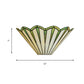 Frendorf | Glas Kegel Wandleuchte Koffiehuis 1 Licht Eenvoudige Stijl Shuttlecock Wandlamp in Groen