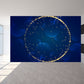 Sci-Fi Geometrie Wandmural Dekor Nicht-Gewebe Feuchtigkeitsbeständig Dunkle Farbe Wandverkleidung für Raum