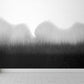 Big Ink Painting Mural Wallpaper Minimalismus Abstrakte Wandkunst in Schwarz und Weiß
