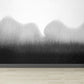 Big Ink Painting Mural Wallpaper Minimalismus Abstrakte Wandkunst in Schwarz und Weiß