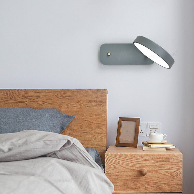Frendorf | IllumiTurn – Nordic LED Drehbare Wandleuchte | Macaron Design | Verstellbare Beleuchtung