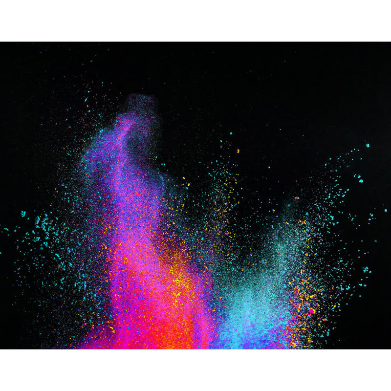 Farbige Puderexplosion Wandtapete Fleckenresistent Moderne Wohnzimmer Wandkunst
