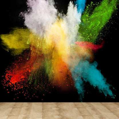 Whole Bursting Powder Tapete Wandbild Modern Schöne Abstrakte Wanddekoration in Multifarbe