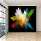 Whole Bursting Powder Tapete Wandbild Modern Schöne Abstrakte Wanddekoration in Multifarbe
