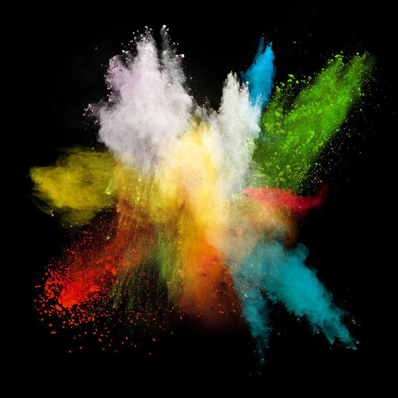 Whole Bursting Powder Tapete Wandbild Modern Schöne Abstrakte Wanddekoration in Multifarbe