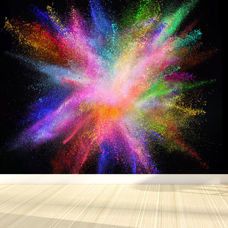 Whole Bursting Powder Tapete Wandbild Modern Schöne Abstrakte Wanddekoration in Multifarbe
