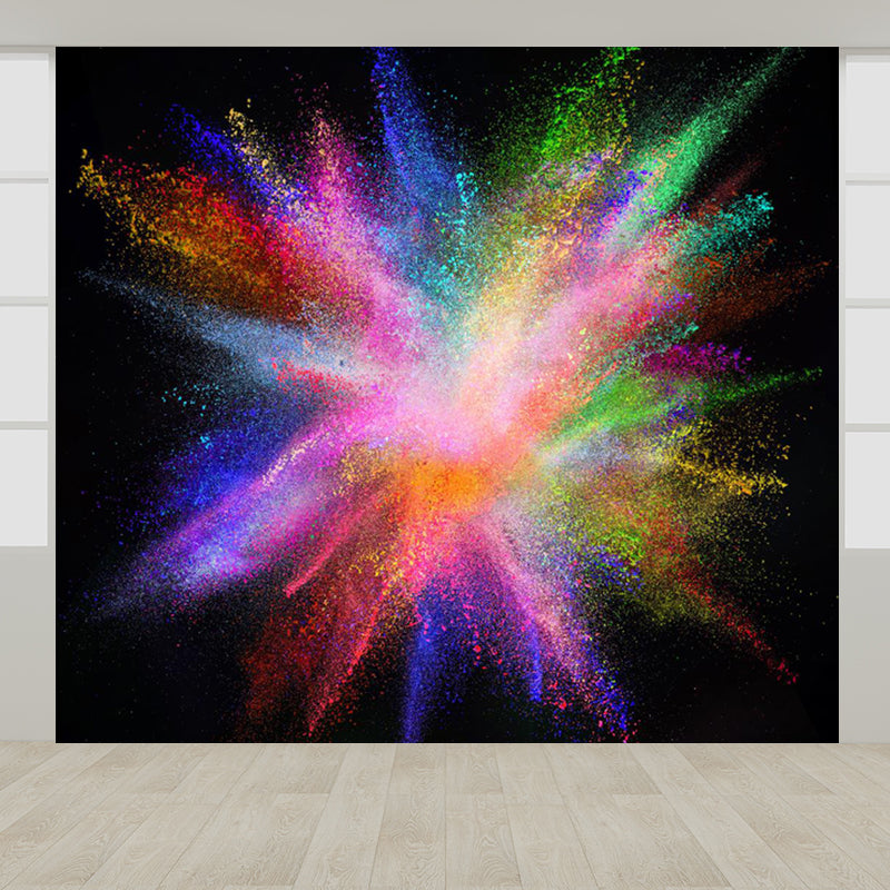 Whole Bursting Powder Tapete Wandbild Modern Schöne Abstrakte Wanddekoration in Multifarbe