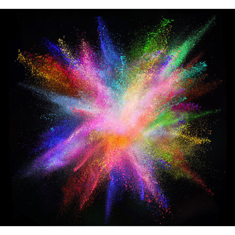 Whole Bursting Powder Tapete Wandbild Modern Schöne Abstrakte Wanddekoration in Multifarbe