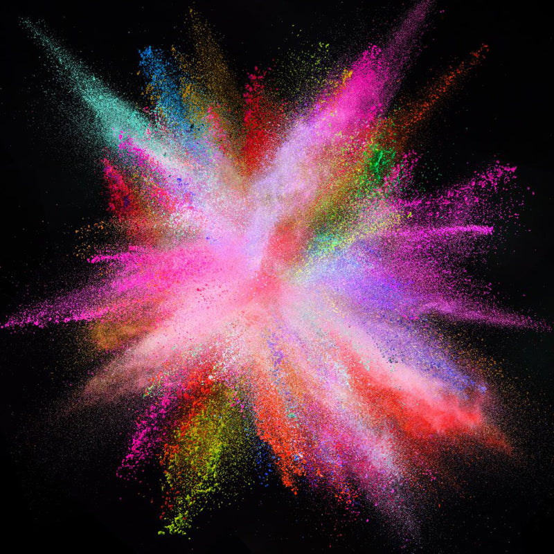 Whole Bursting Powder Tapete Wandbild Modern Schöne Abstrakte Wanddekoration in Multifarbe