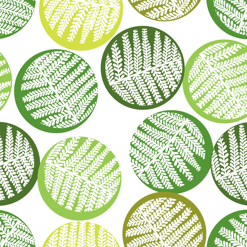 Frendorf | Botanischer Blattdruck Tapete Wandmalerei Zeitgenössische Vlies Wandkunst in dunkler Farbe