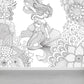 Frendorf | Kinderen Fantasy Geheim Tuin Muur Decal Zwart-wit Waterdichte Wandkunst voor Kamer
