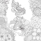 Frendorf | Kinderen Fantasy Geheim Tuin Muur Decal Zwart-wit Waterdichte Wandkunst voor Kamer