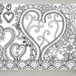 Frendorf | Zwarte en Witte Doodles Muurbehang Fantasy Kinderen Vochtbestendige Muurkunst