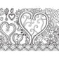 Frendorf | Zwarte en Witte Doodles Muurbehang Fantasy Kinderen Vochtbestendige Muurkunst