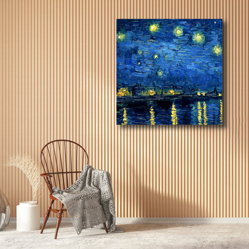 Van Gogh Natur Landschaft Gemälde Traditioneller Leinwand Wandkunst Druck in Sanften Farben