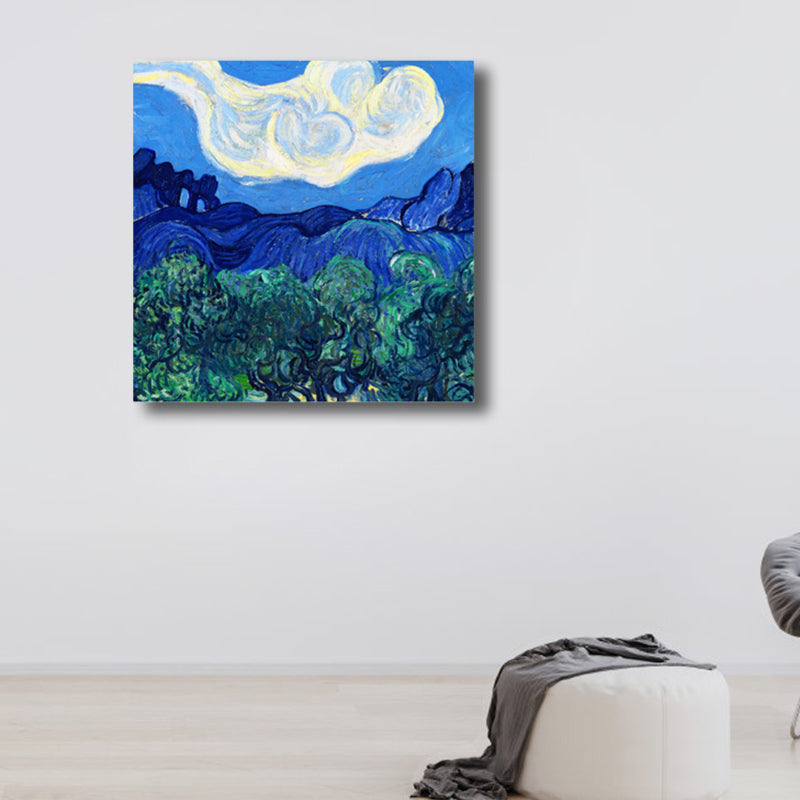 Van Gogh Natur Landschaft Gemälde Traditioneller Leinwand Wandkunst Druck in Sanften Farben