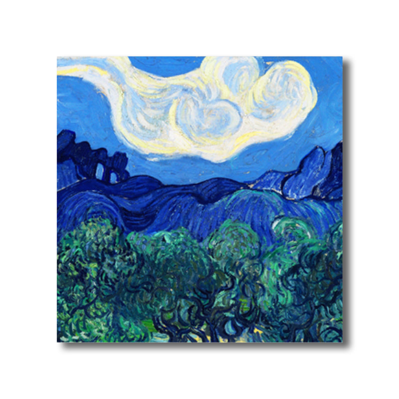 Van Gogh Natur Landschaft Gemälde Traditioneller Leinwand Wandkunst Druck in Sanften Farben