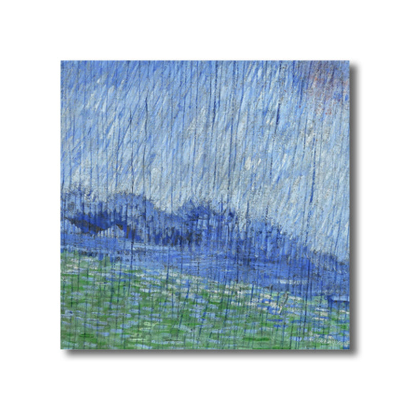 Van Gogh Natur Landschaft Gemälde Traditioneller Leinwand Wandkunst Druck in Sanften Farben