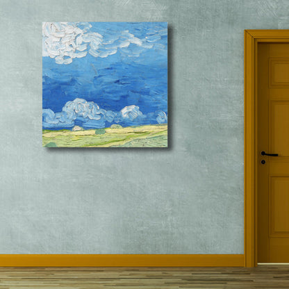Van Gogh Natur Landschaft Gemälde Traditioneller Leinwand Wandkunst Druck in Sanften Farben