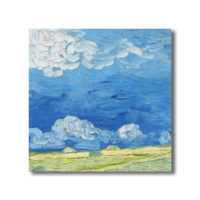 Van Gogh Natur Landschaft Gemälde Traditioneller Leinwand Wandkunst Druck in Sanften Farben