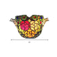 Frendorf | Bloem Motief Wandlamp met Roos en Gelegerd Glas 1 Licht Rustieke Art Deco Wandverlichting voor Entree