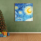 Van Gogh Sternenhimmel Leinwandkunst Kinderstil Texturiertes Gemälde Wanddekoration für das Wohnzimmer