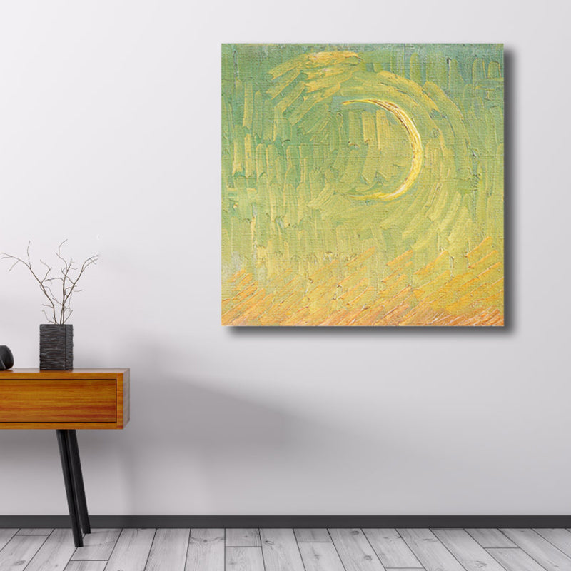Van Gogh Sternenhimmel Leinwandkunst Kinderstil Texturiertes Gemälde Wanddekoration für das Wohnzimmer