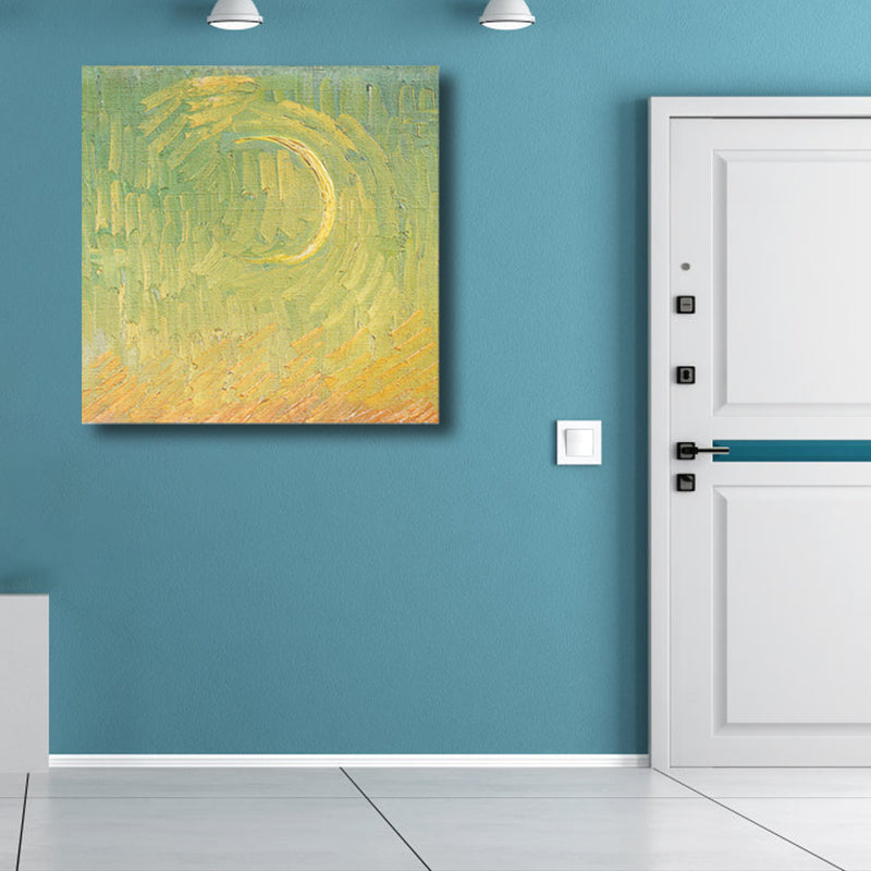 Van Gogh Sternenhimmel Leinwandkunst Kinderstil Texturiertes Gemälde Wanddekoration für das Wohnzimmer
