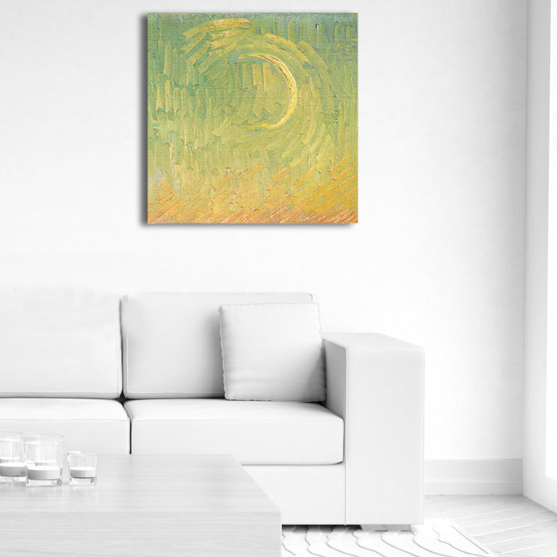 Van Gogh Sternenhimmel Leinwandkunst Kinderstil Texturiertes Gemälde Wanddekoration für das Wohnzimmer