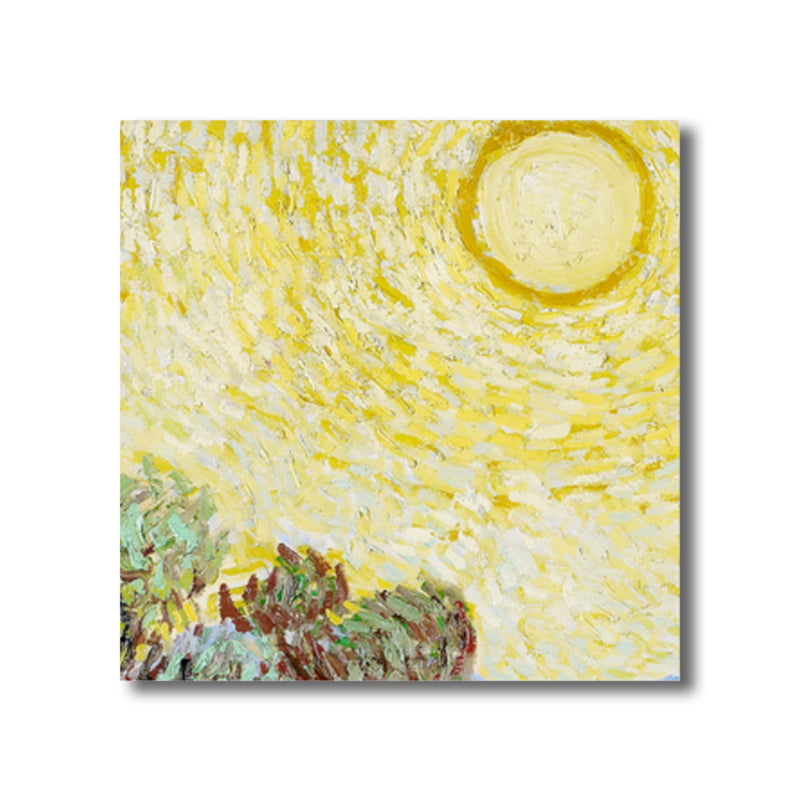 Van Gogh Sternenhimmel Leinwandkunst Kinderstil Texturiertes Gemälde Wanddekoration für das Wohnzimmer