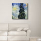 Van Gogh Sternenhimmel Leinwandkunst Kinderstil Texturiertes Gemälde Wanddekoration für das Wohnzimmer