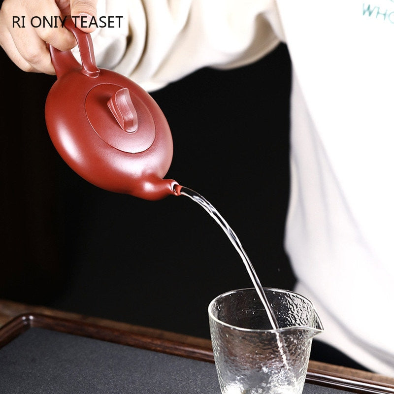 180ml kreative Yixing lila Ton Teekanne Boutique Dahongpao Filter Teekanne Haushalt authentisches Zisha Teeset tragbares Trinkgeschirr