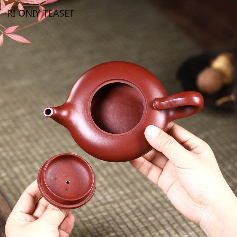 180ml kreative Yixing lila Ton Teekanne Boutique Dahongpao Filter Teekanne Haushalt authentisches Zisha Teeset tragbares Trinkgeschirr