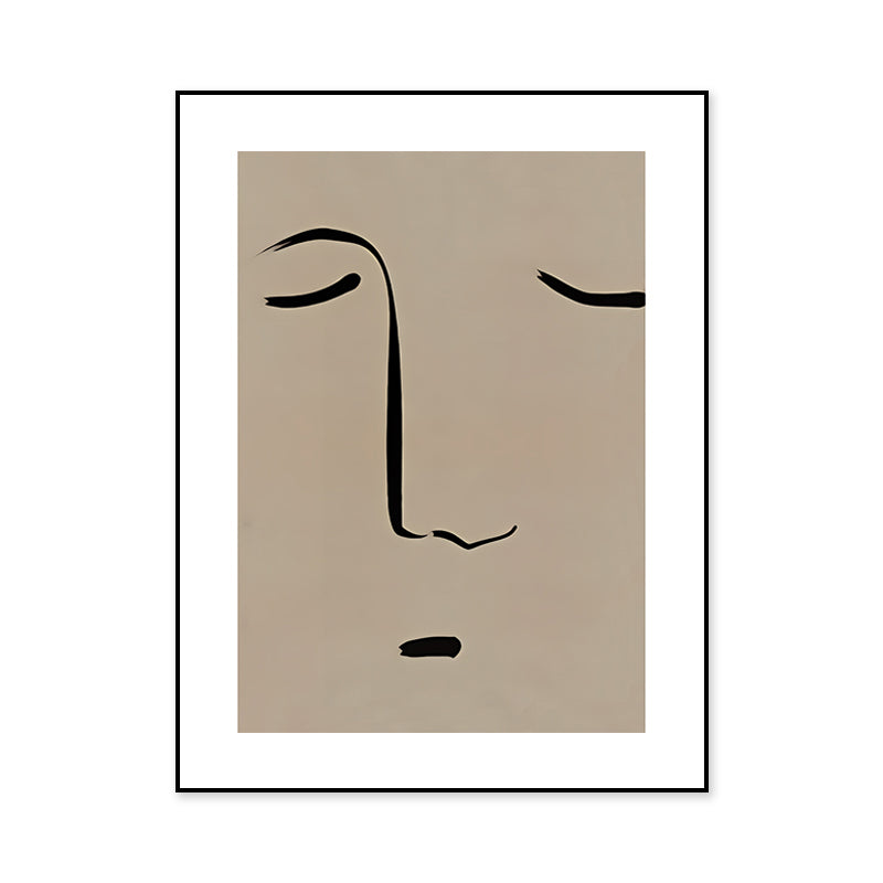 Frendorf | Figurenmuster Eingewickelt Leinwand Abstrakter Expressionismus Texturiertes Zuhause Galerie Gemälde