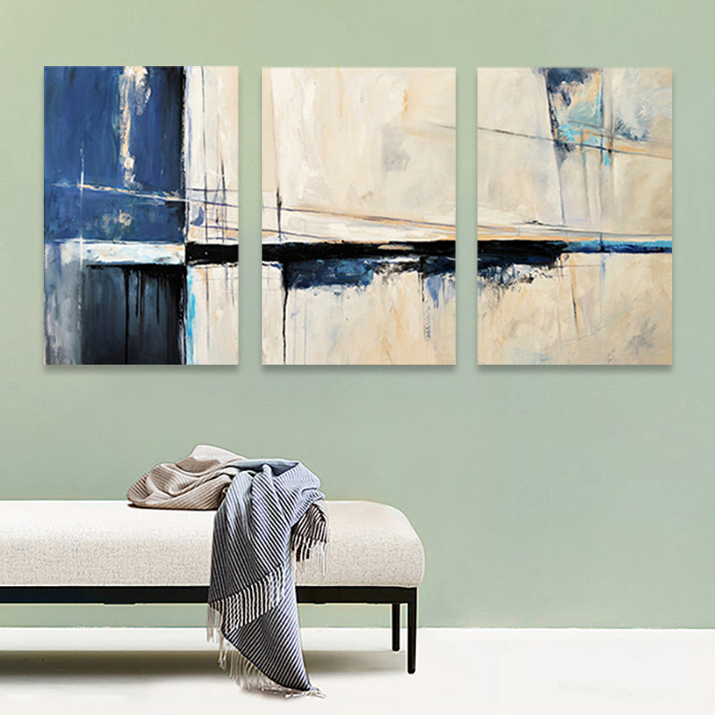 Frendorf | Devise Muster Wandkunst Dekor abstrakter Expressionismus Mehrteiliges Schlafzimmer Leinwanddruck