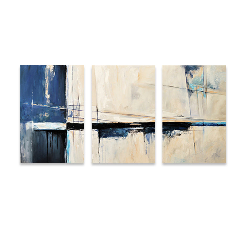 Frendorf | Devise Muster Wandkunst Dekor abstrakter Expressionismus Mehrteiliges Schlafzimmer Leinwanddruck