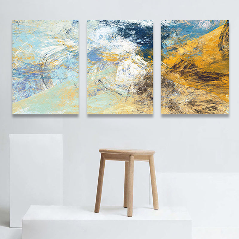 Frendorf | Devise Muster Wandkunst Dekor abstrakter Expressionismus Mehrteiliges Schlafzimmer Leinwanddruck