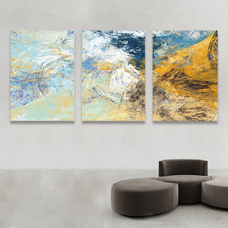 Frendorf | Devise Muster Wandkunst Dekor abstrakter Expressionismus Mehrteiliges Schlafzimmer Leinwanddruck