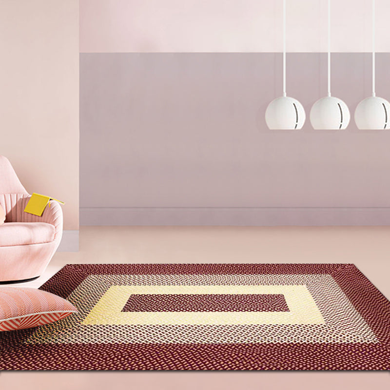 Frendorf | Unique Rustieke Vloerkleed Katoenen Geometrisch Patroon Vloerkleed Wasbaar Huisdiervriendelijk Antislip Tapijt voor Woonkamer